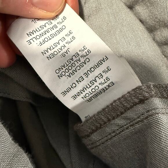 Vuori Men's Collins Chino Pants Cotton Blend Gray 36 Stretch - Picture 8 of 10